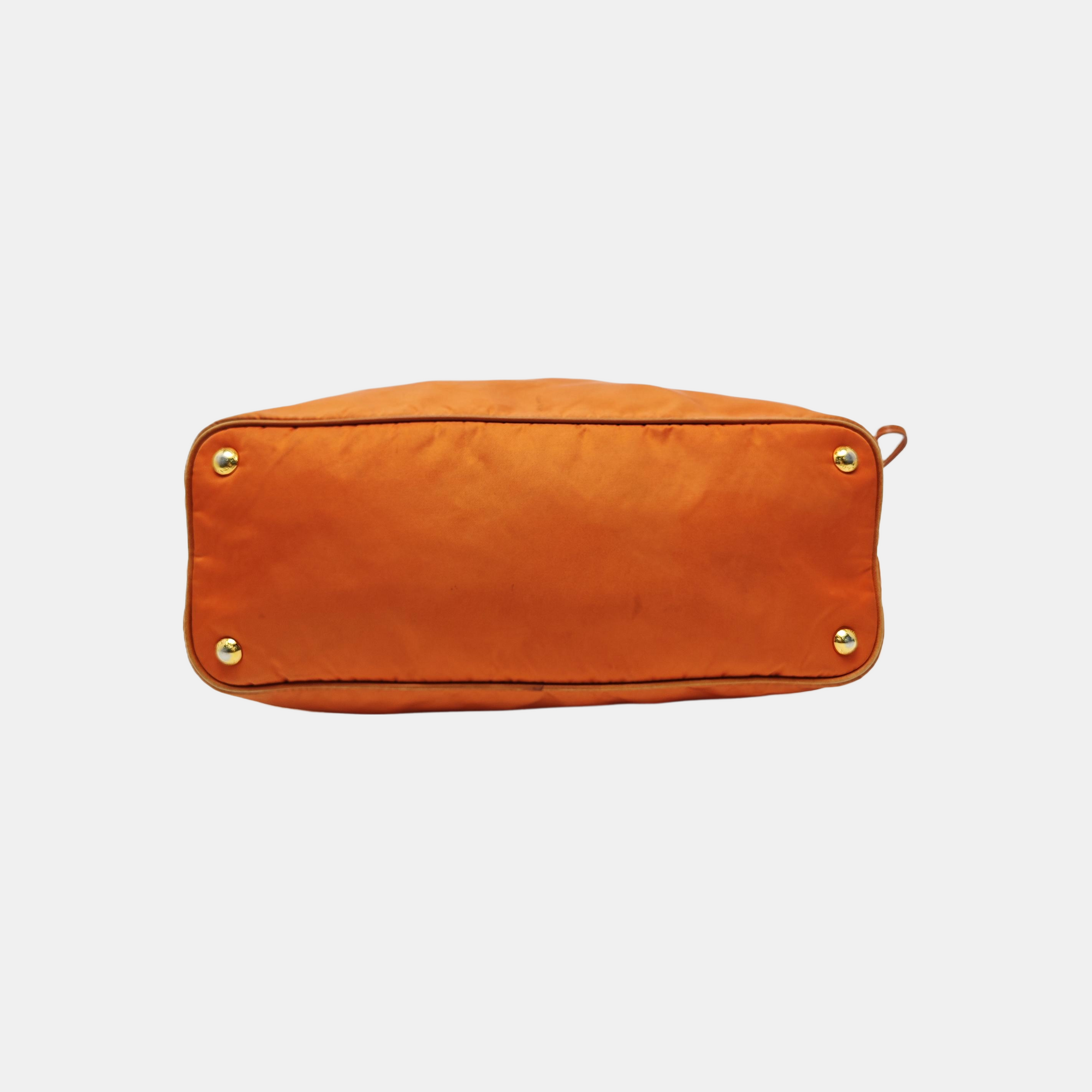 Nylon Tote Bag Orange