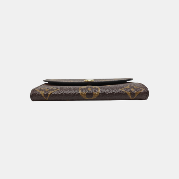 ROSALIE Monogram Coated Canvas Brown Card Holder