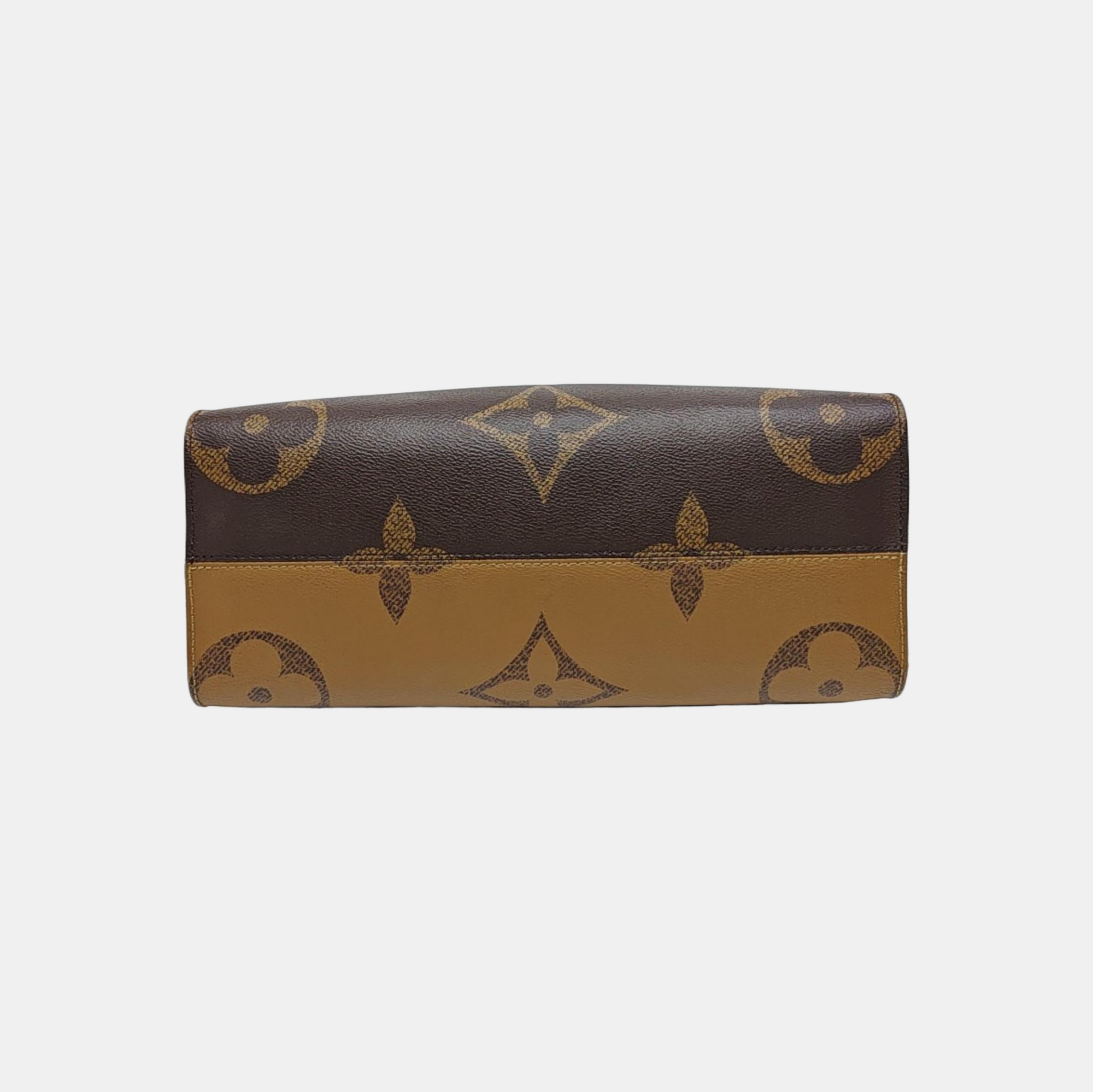 ONTHEGO MM Monogram Coated Canvas Brown