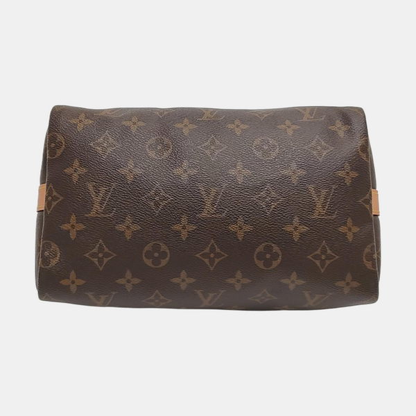 SPEEDY 25 Monogram Coated Canvas Brown