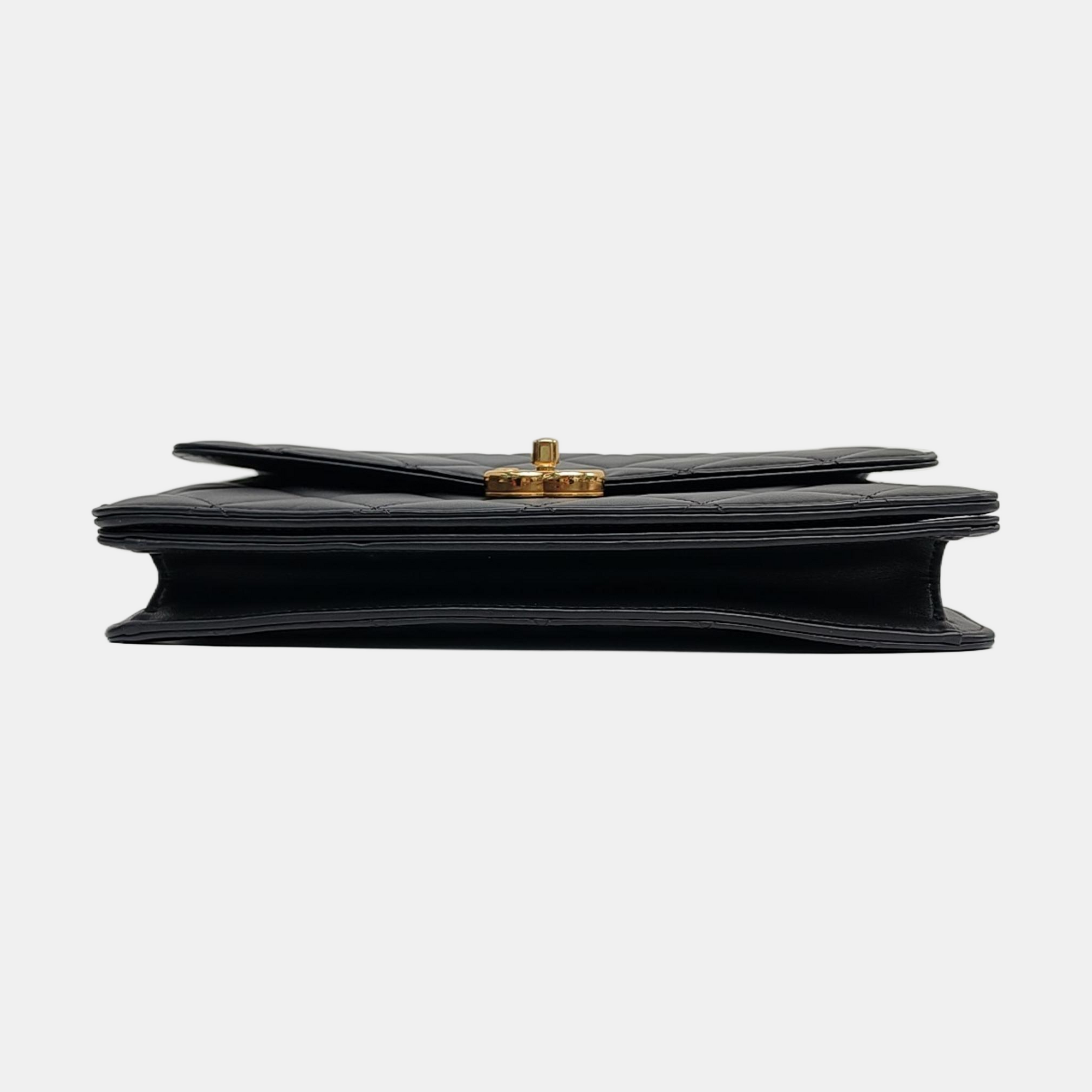 Quilted Calfskin Black