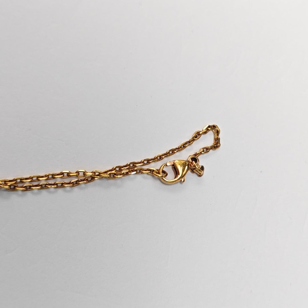 Pop H Metal Gold Necklace