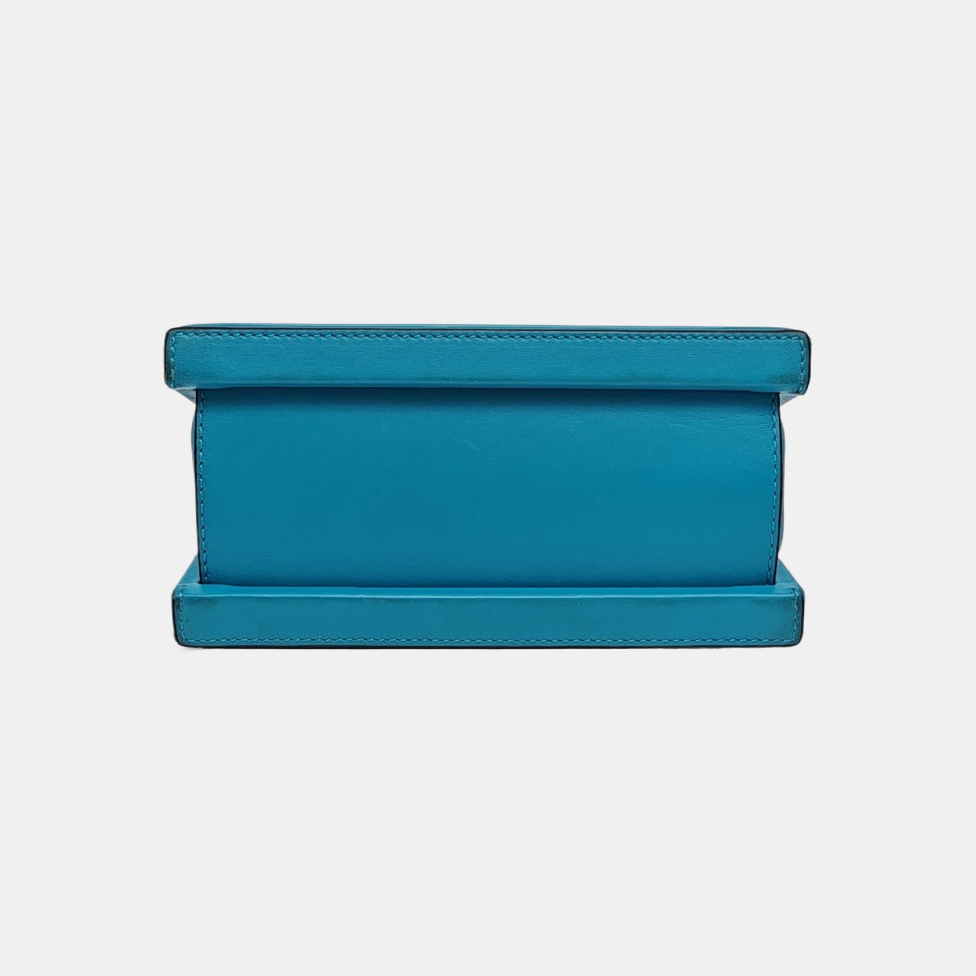 Postal Small Calfskin Blue