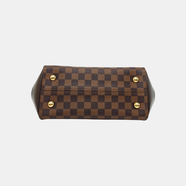 RIVOLI Damier Ebene Coated Canvas Brown