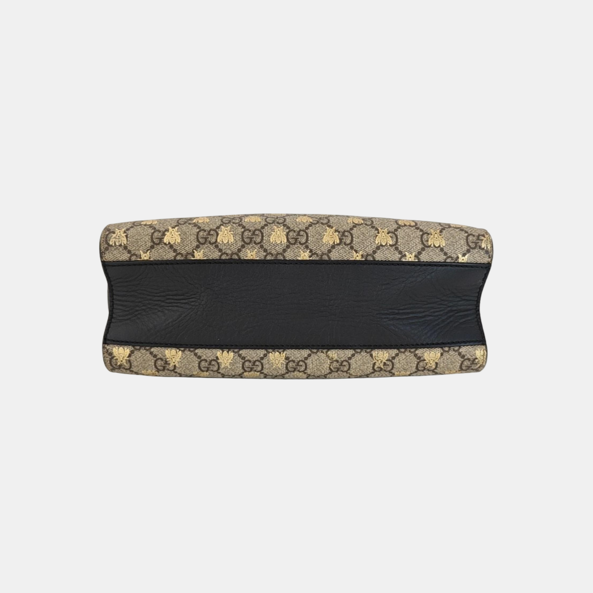 Padlock Small Monogram Coated Canvas Beige