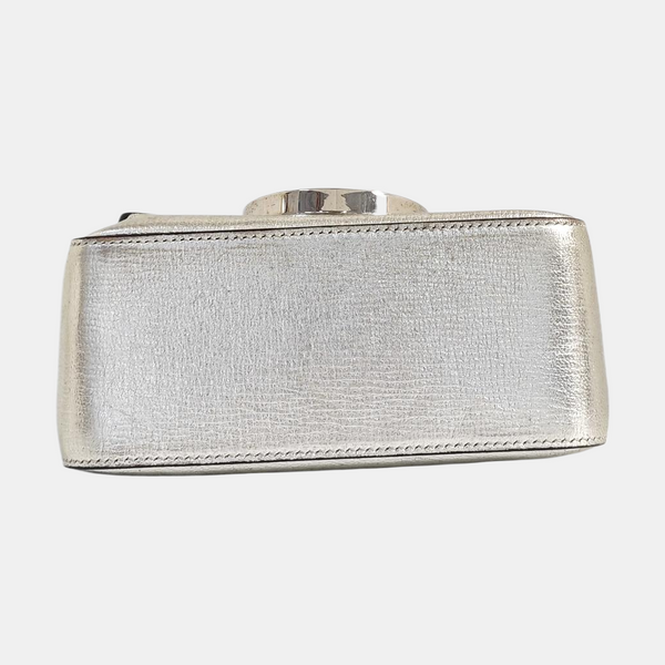 Gancino Calfskin Silver