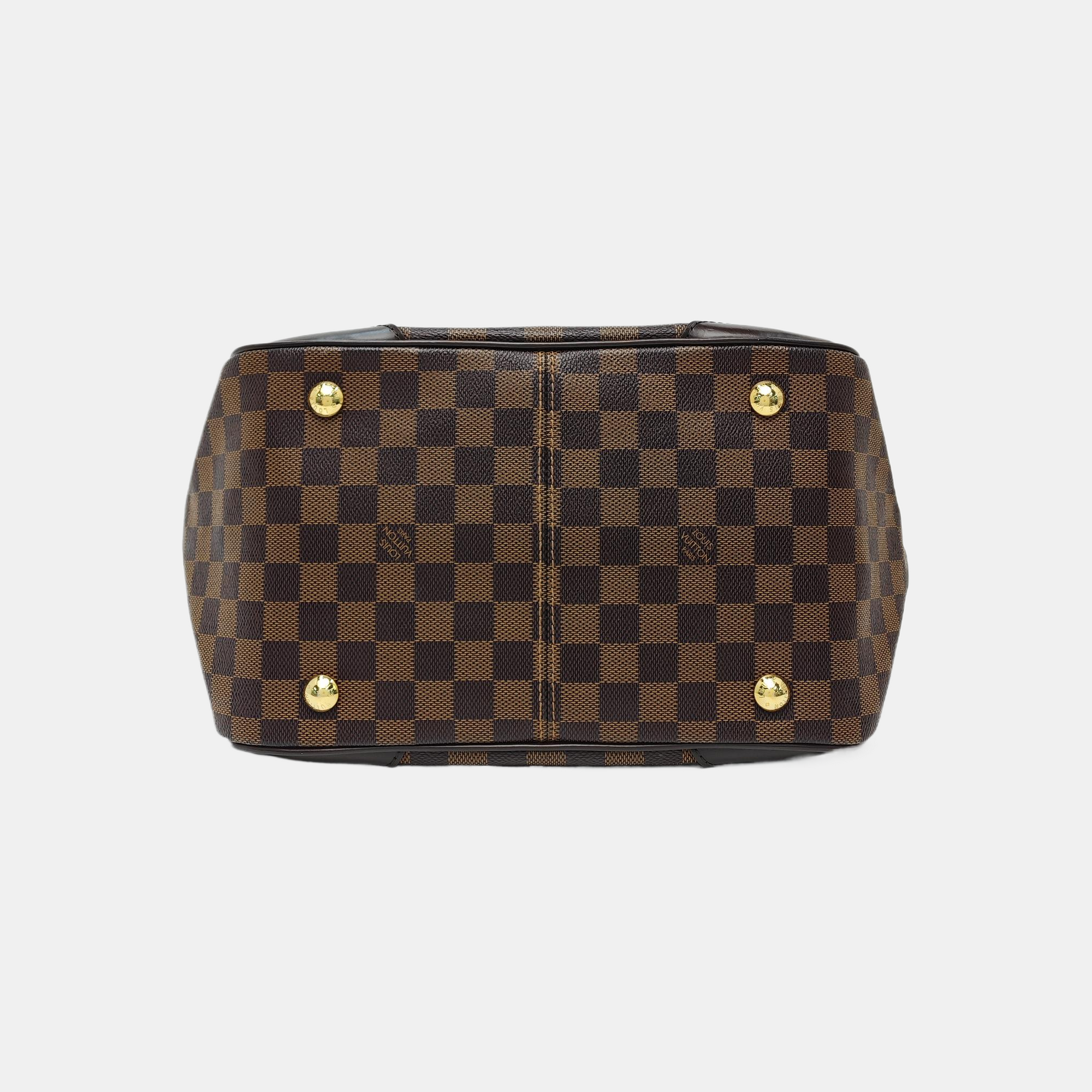 VERONA MM Damier Ebene Coated Canvas Brown