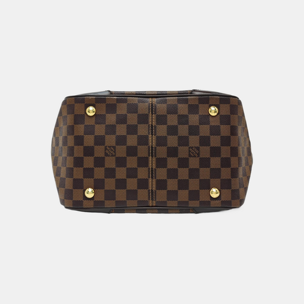 VERONA MM Damier Ebene Coated Canvas Brown