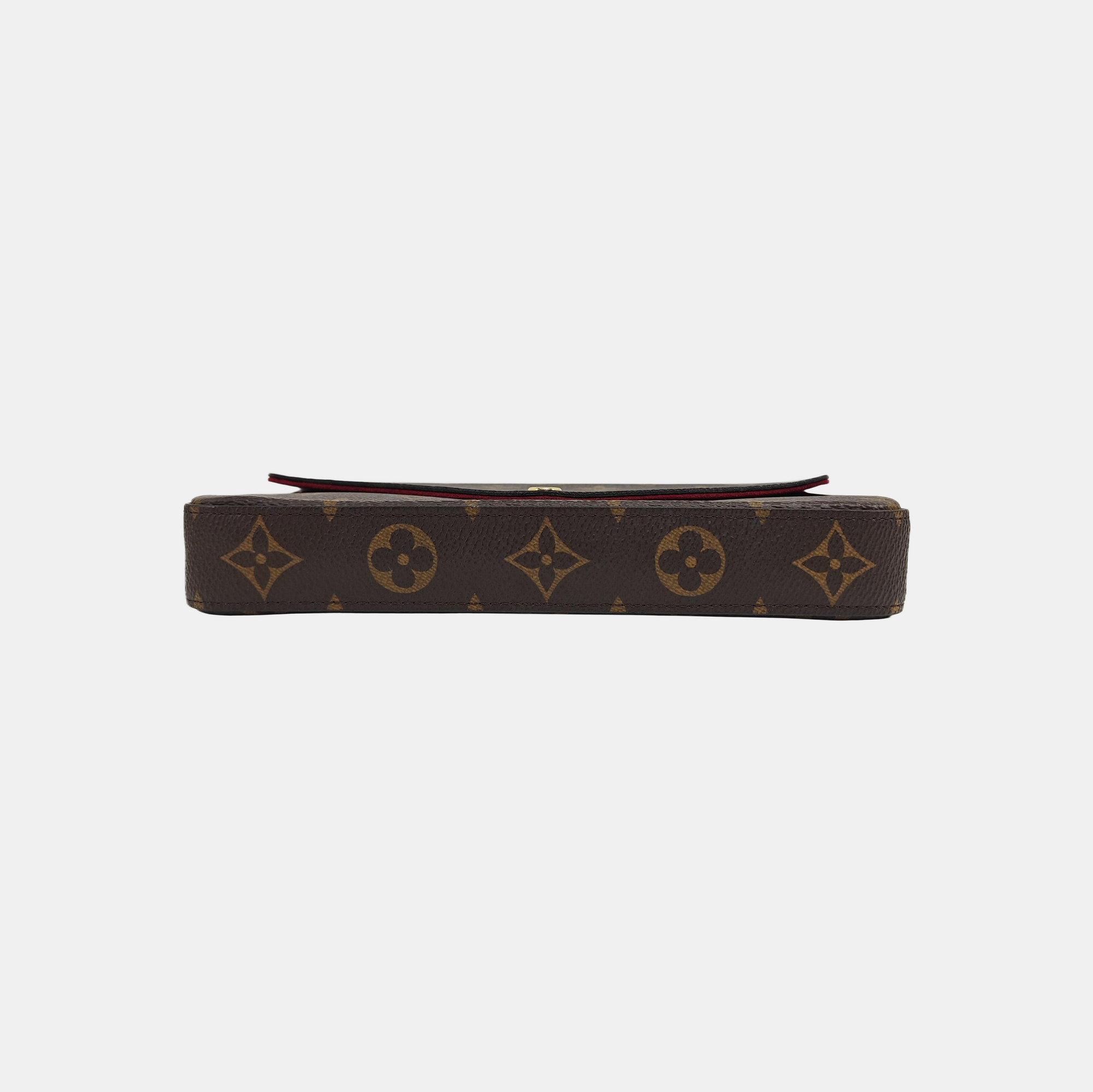 FÉLICIE Monogram Coated Canvas Brown
