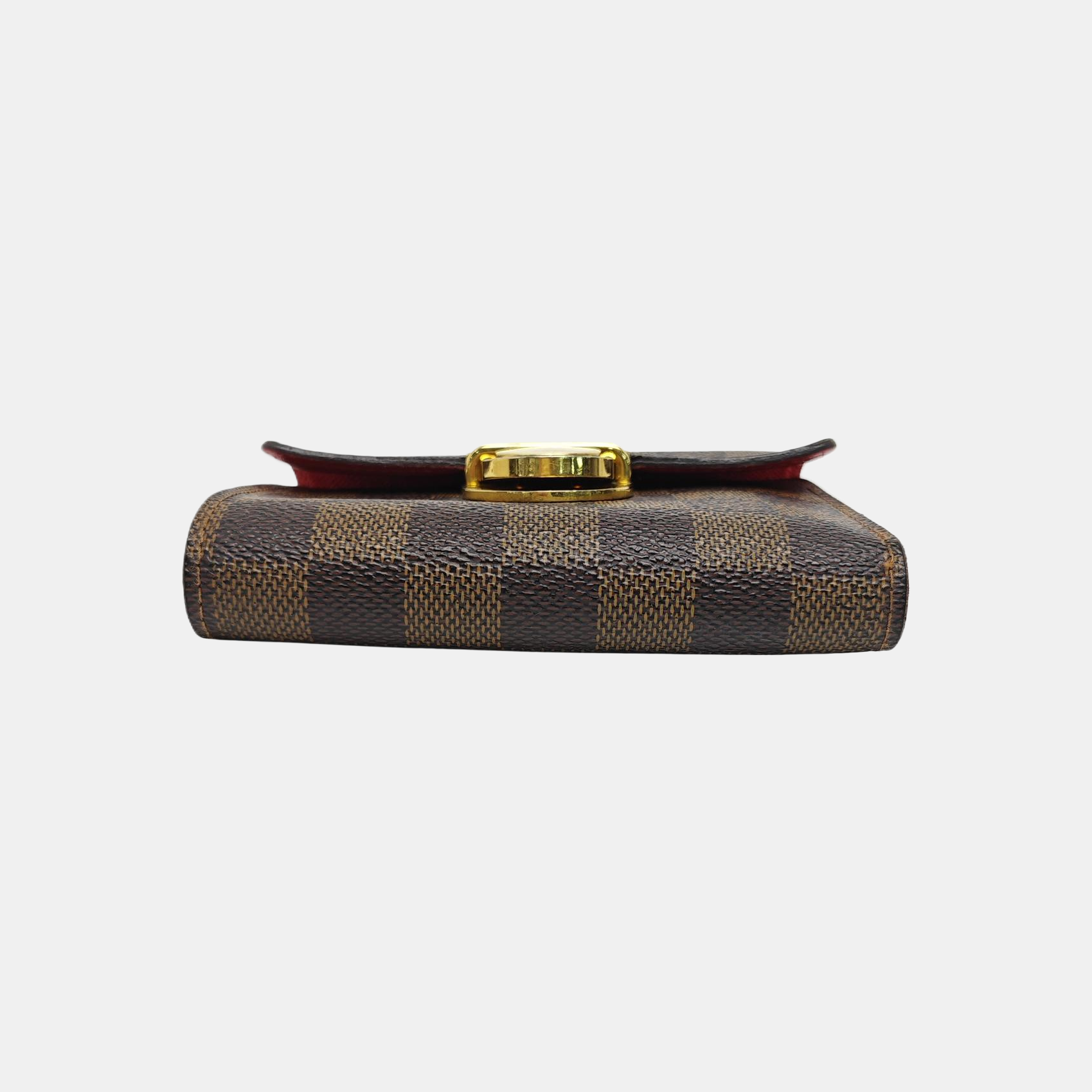 KOALA Damier Ebene Coated Canvas Brown Wallet