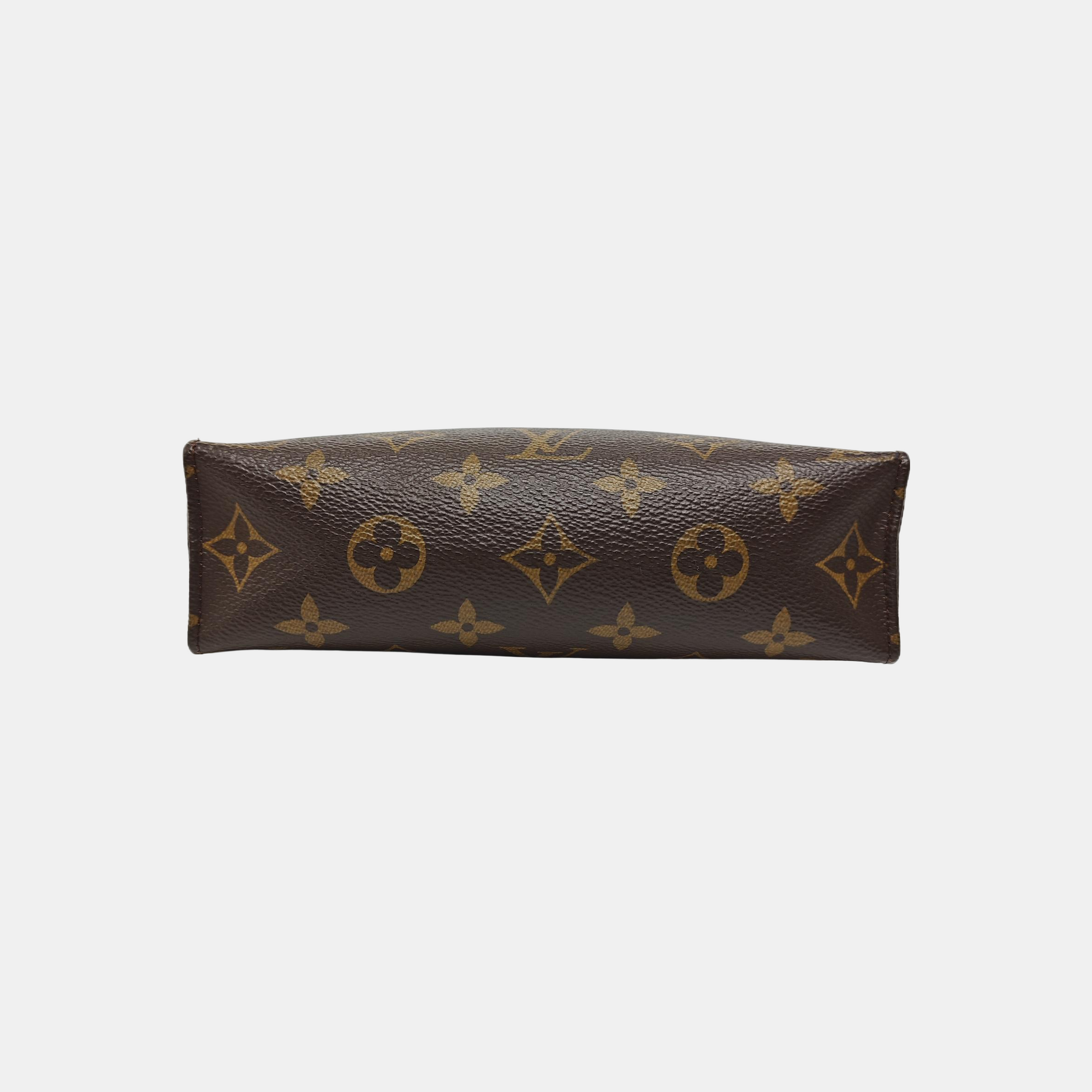 TOILET POCKET 19 Monogram Coated Canvas Brown