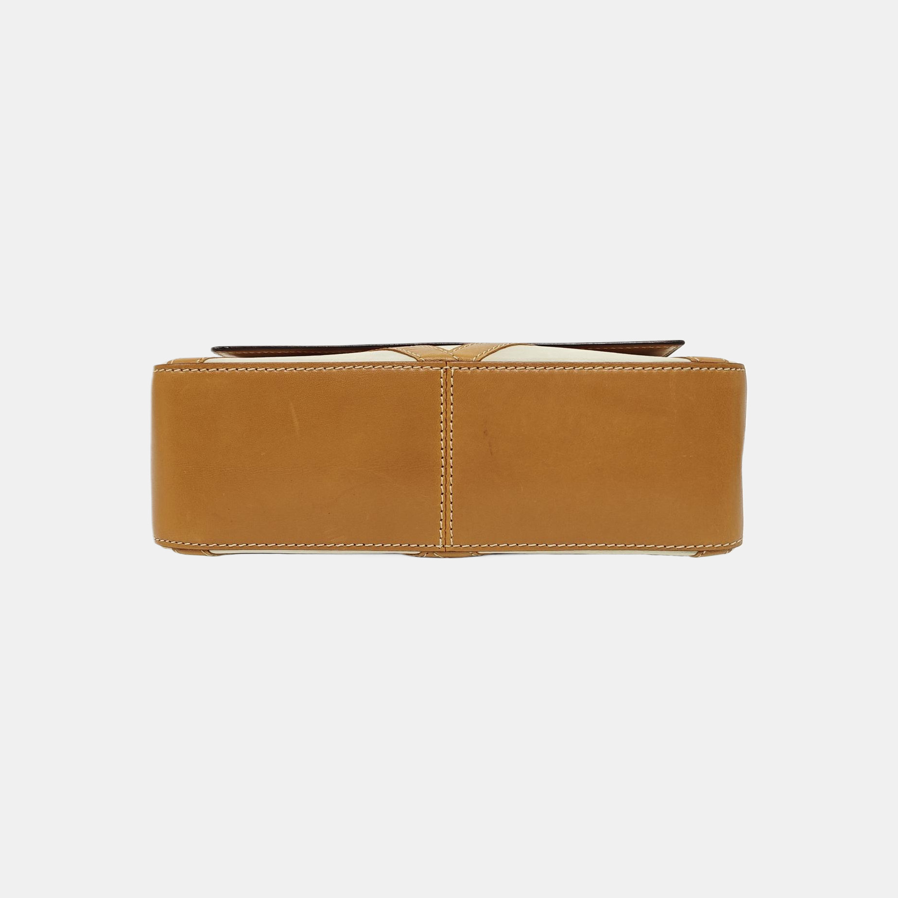 Quilted Calfskin Shoulder Bag Beige