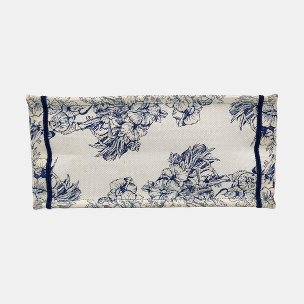 Book Tote Medium Canvas Blue