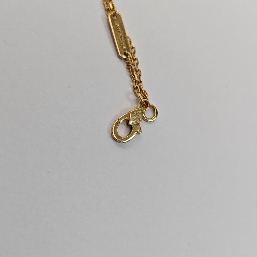 Vintage Alhambra 18k Gold Necklace