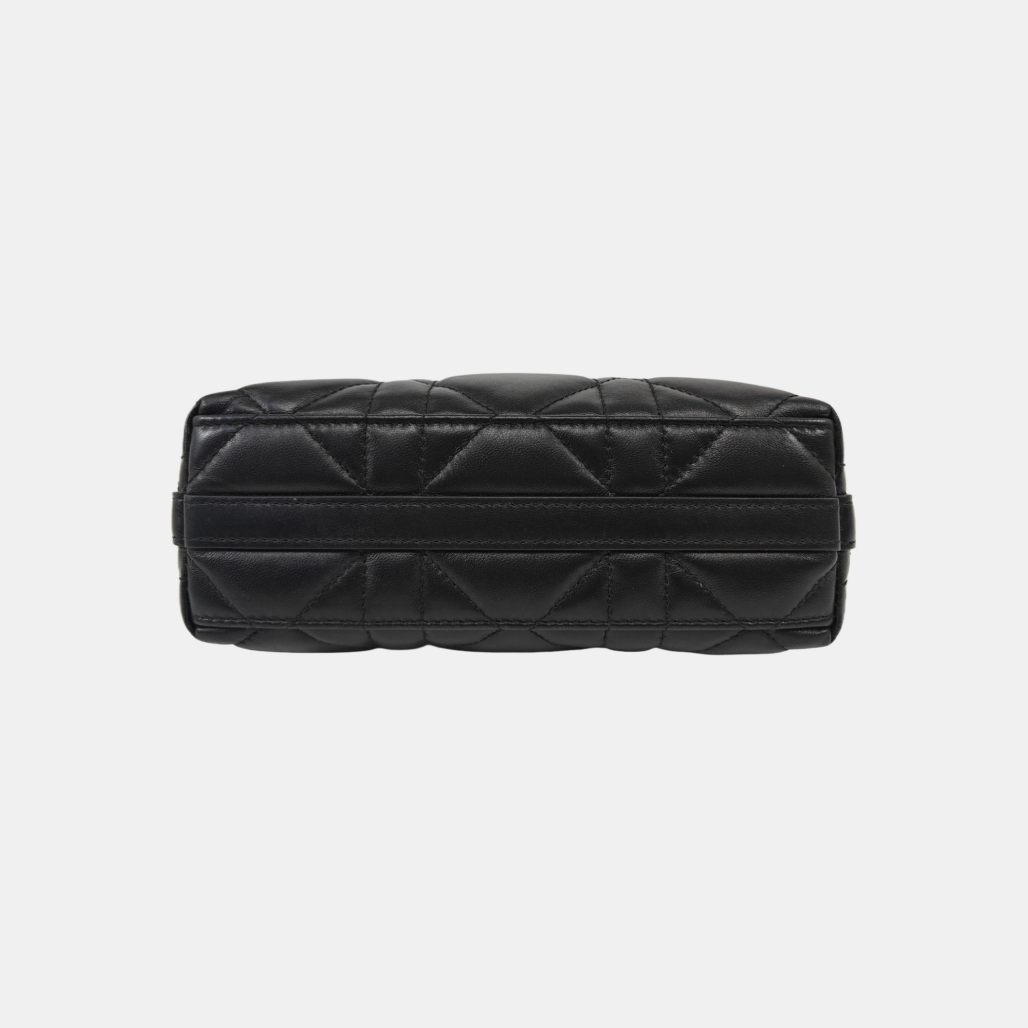 Miss Caro Mini Cannage Lambskin Black
