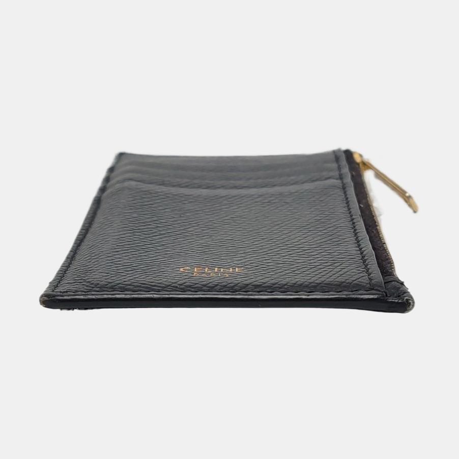 Calfskin Card Holder Black