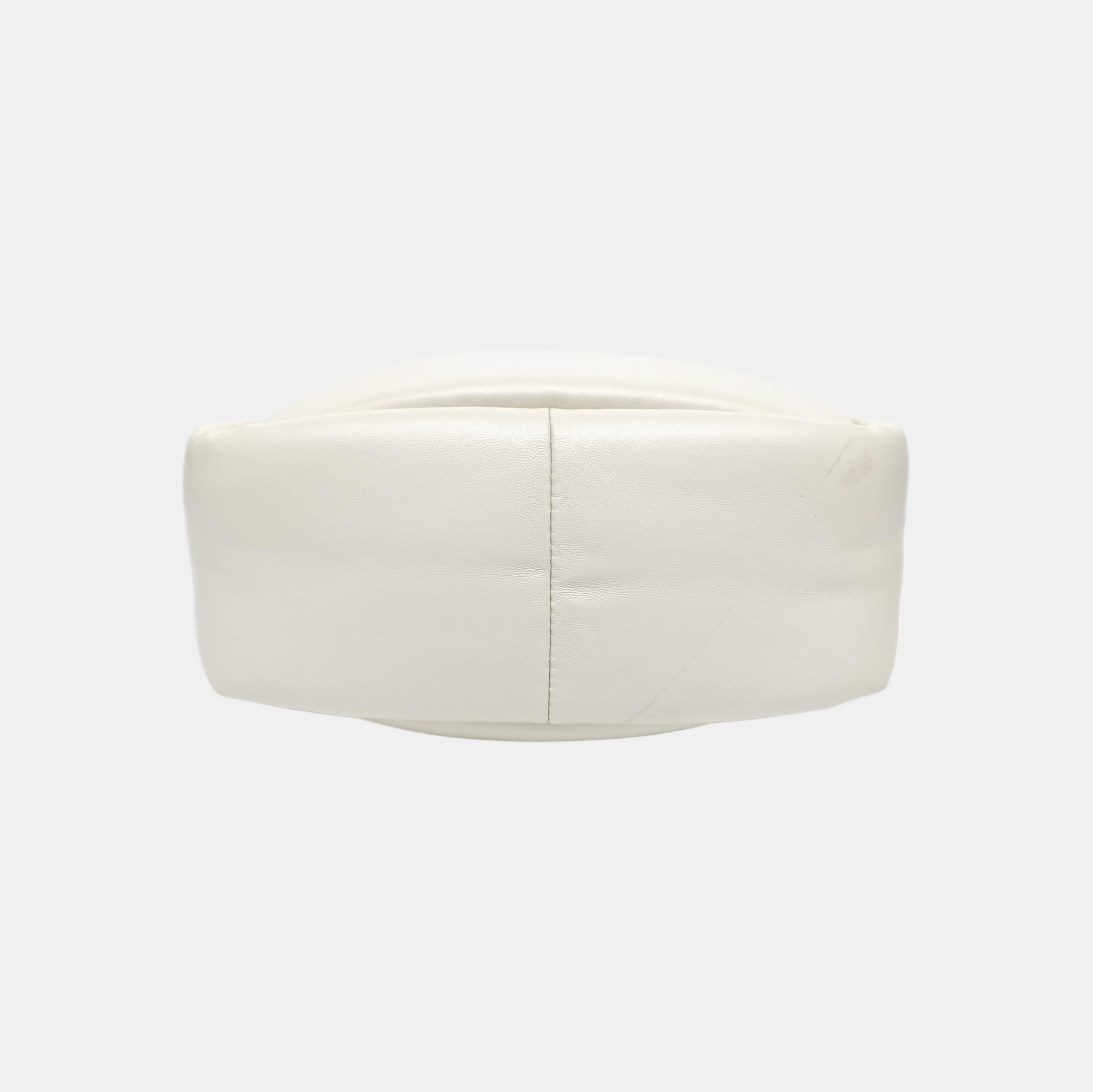 Lambskin Shoulder Bag White