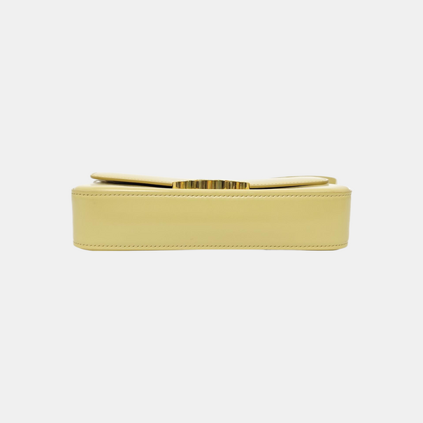 TRIOMPHE Small Calfskin Yellow