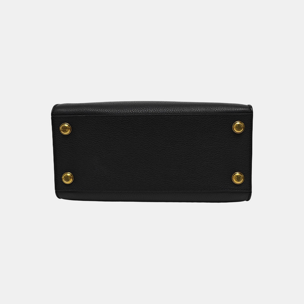 CITY STEAMER PM Calfskin Black