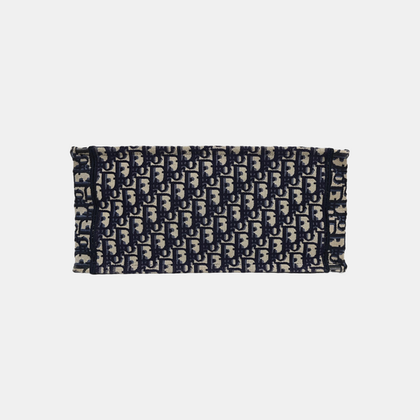 Book Tote Medium Oblique Canvas Blue