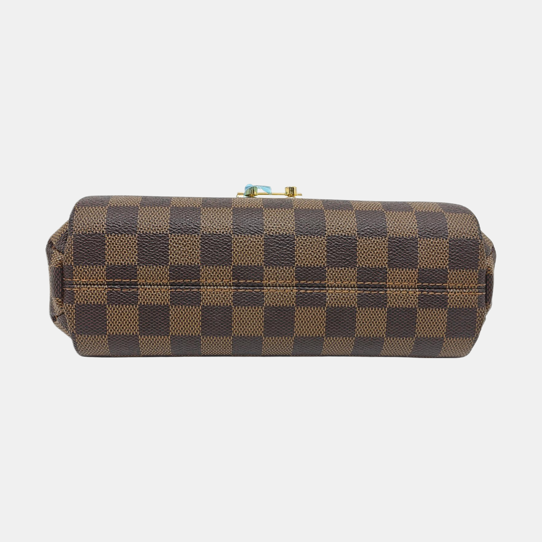 CROISETTE Damier Ebene Coated Canvas Brown