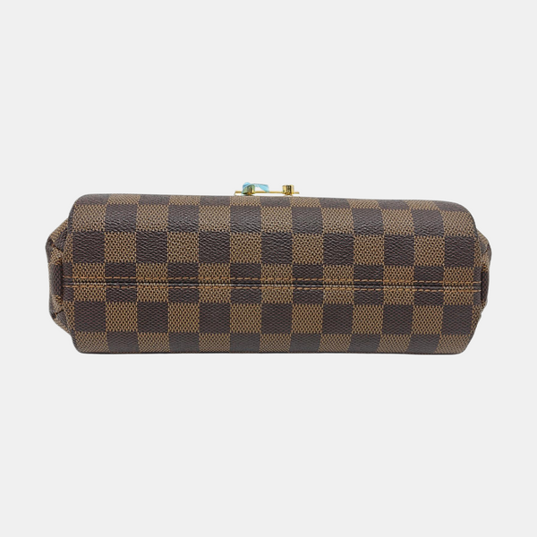 CROISETTE Damier Ebene Coated Canvas Brown