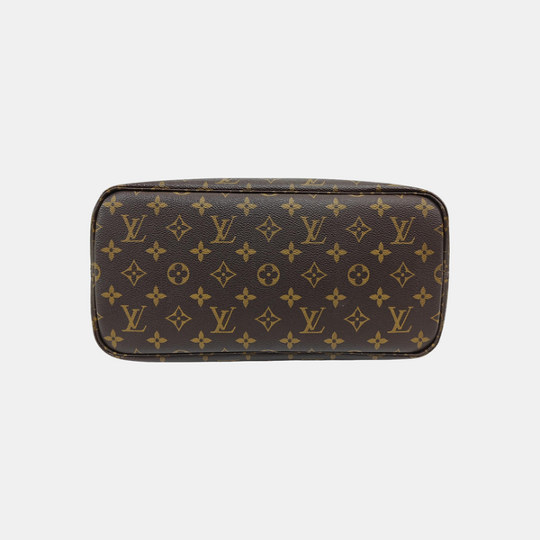 NEVERFULL MM Monogram Coated Canvas Brown