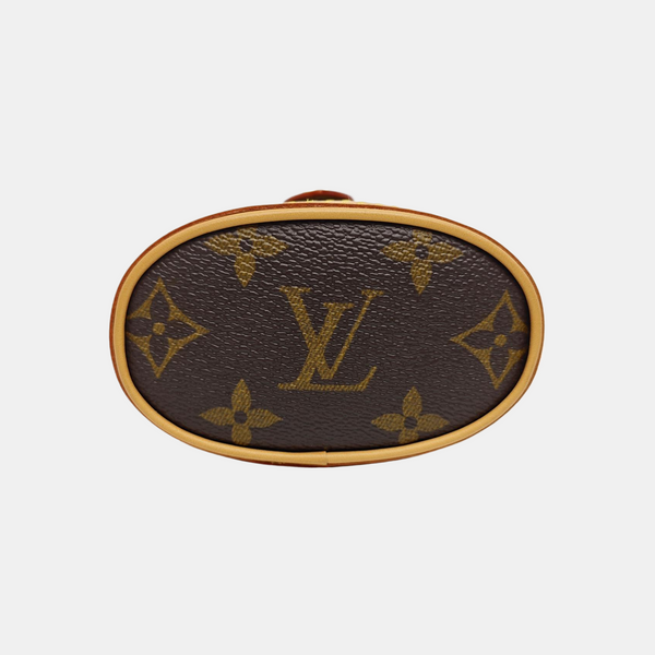 FOLD ME Monogram Coated Canvas Brown
