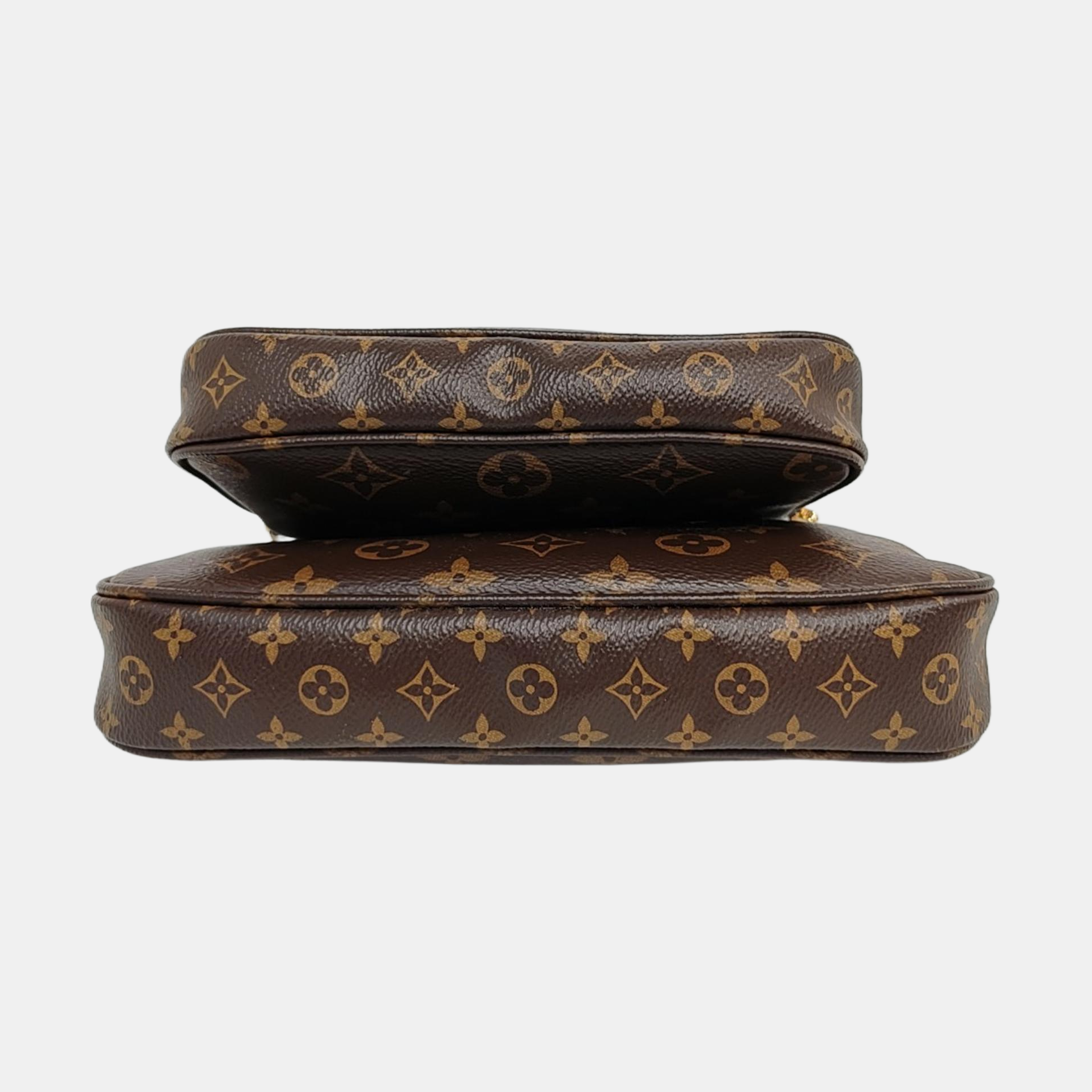 MULTI Monogram Coated Canvas Brown