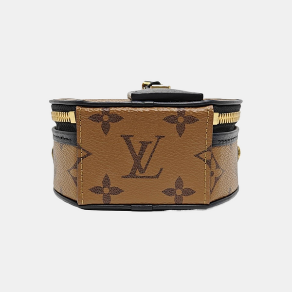 BOITE CHAPEAU Mini Monogram Coated Canvas Brown