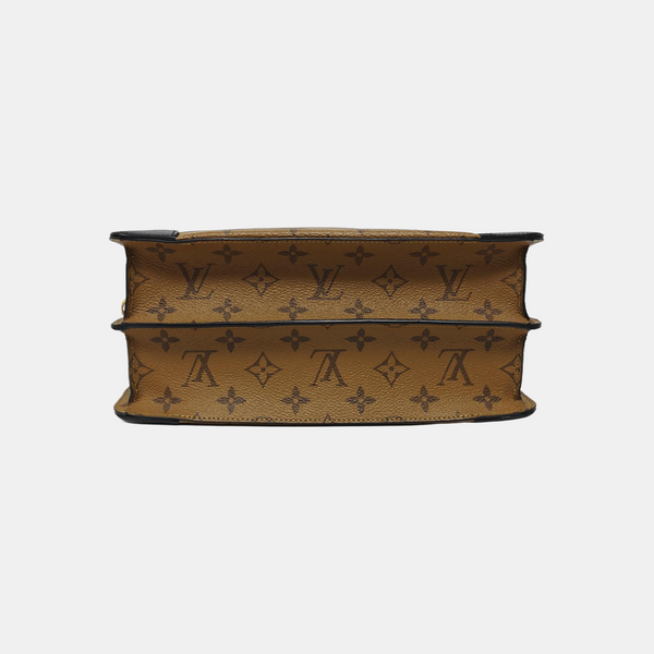 PETITE MALLE Monogram Coated Canvas Brown
