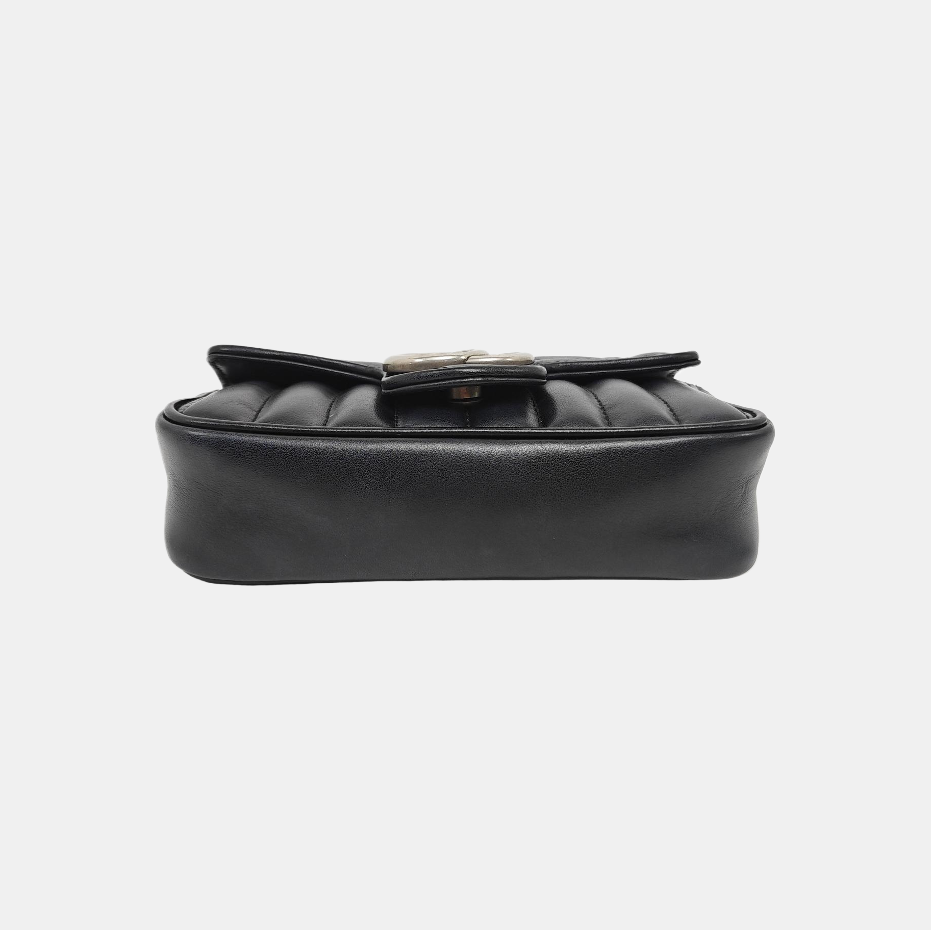 GG Marmont Mini Quilted Calfskin Black