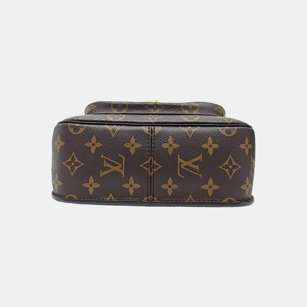 PASSY Monogram Coated Canvas Brown