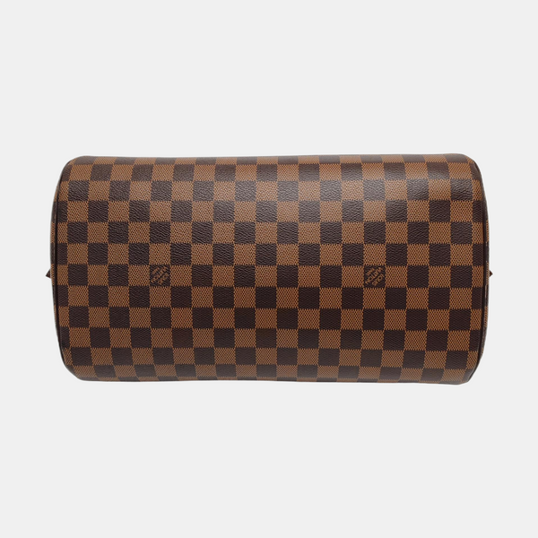 RIBERA MM Damier Ebene Coated Canvas Brown