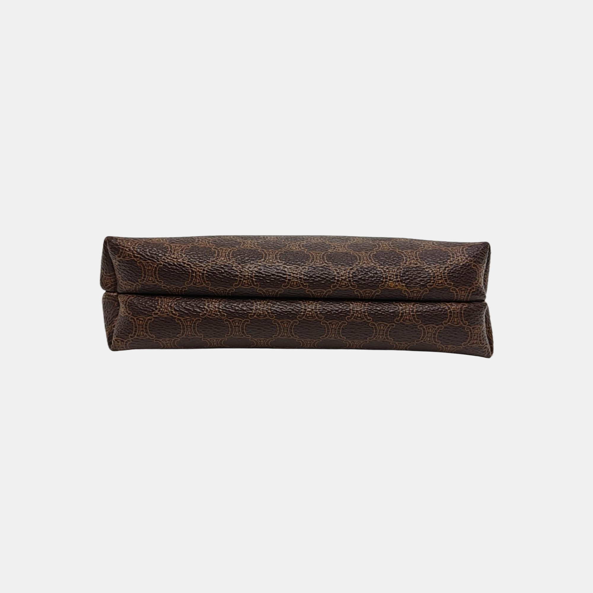 Coated Canvas Wallet Brown