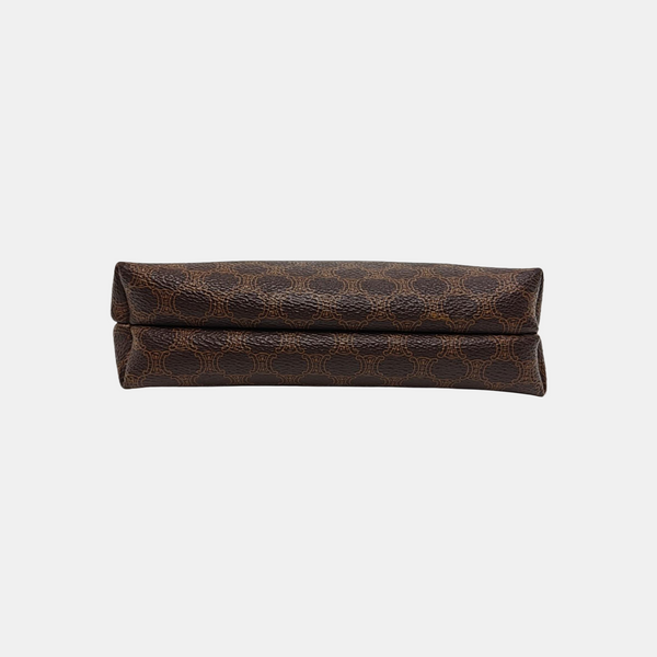Coated Canvas Wallet Brown