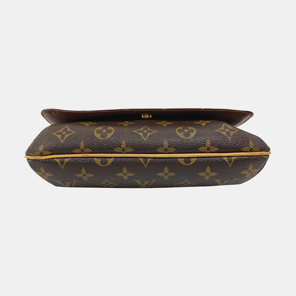 MUSETTE TANGO Monogram Coated Canvas Brown