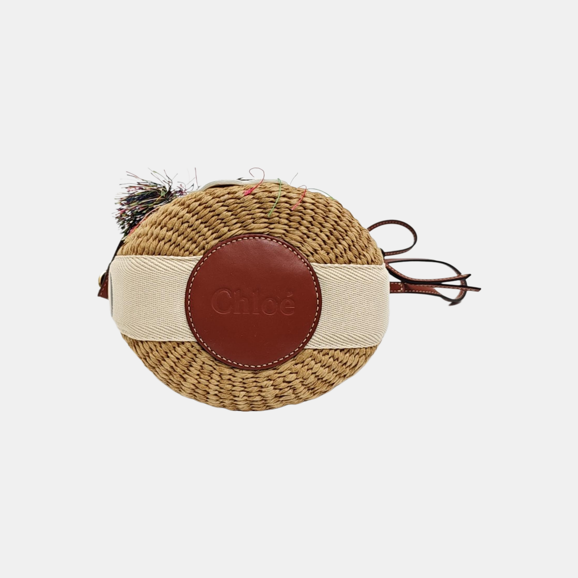Woody Small Straw Beige