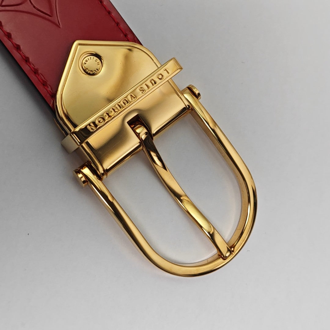 Leather Belt Red