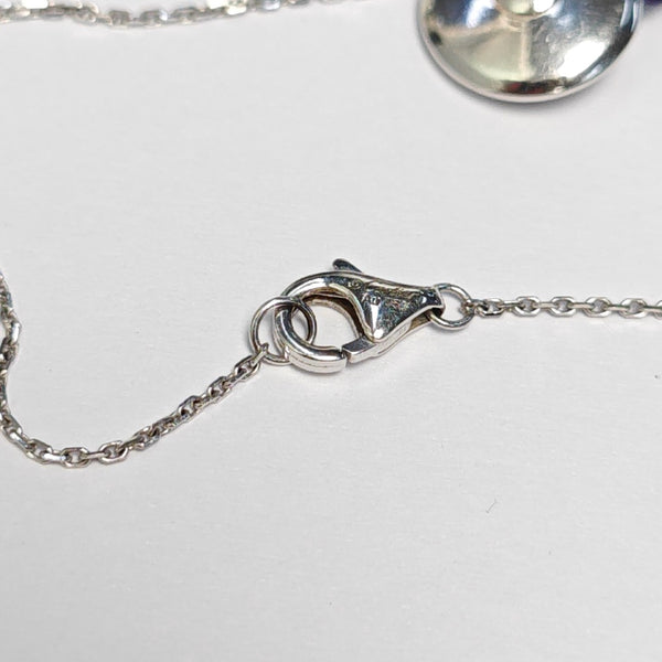AMULETTE DE CARTIER 18k White Gold Silver Necklace