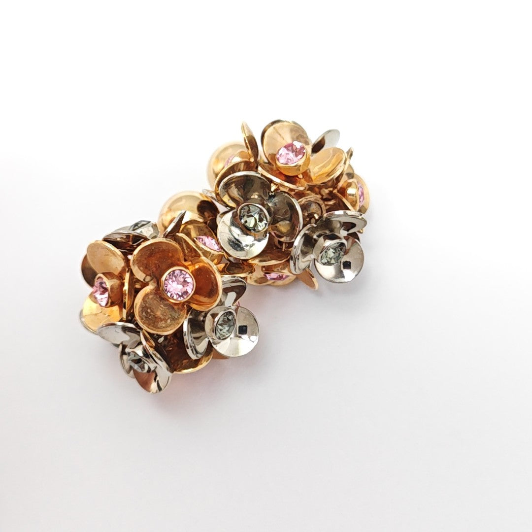 Metal Rose Gold Stud Earrings