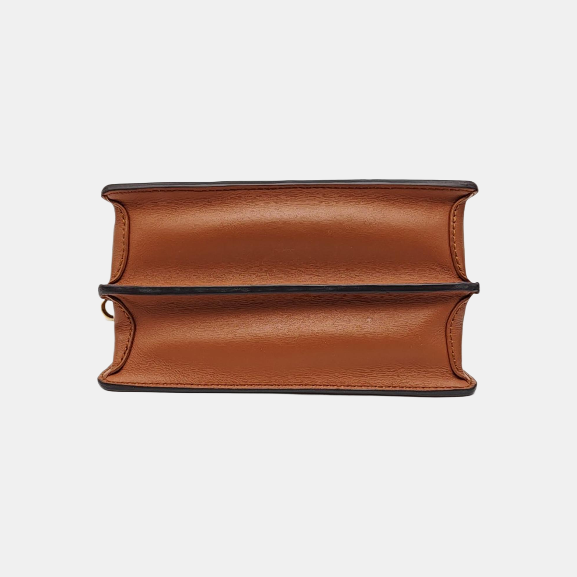 DAUPHINE Mini Monogram Coated Canvas Brown