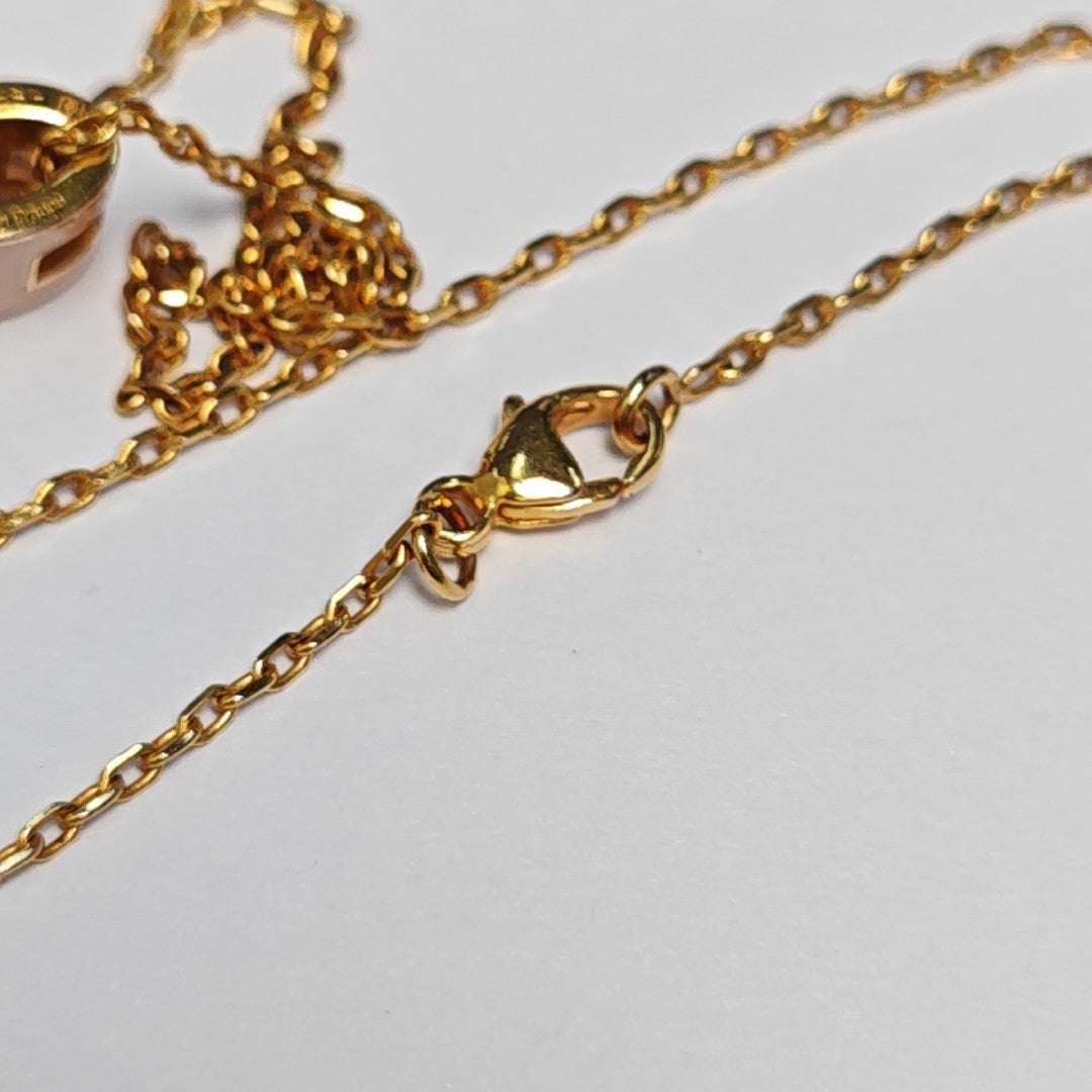 Pop H Metal Rose Gold Necklace
