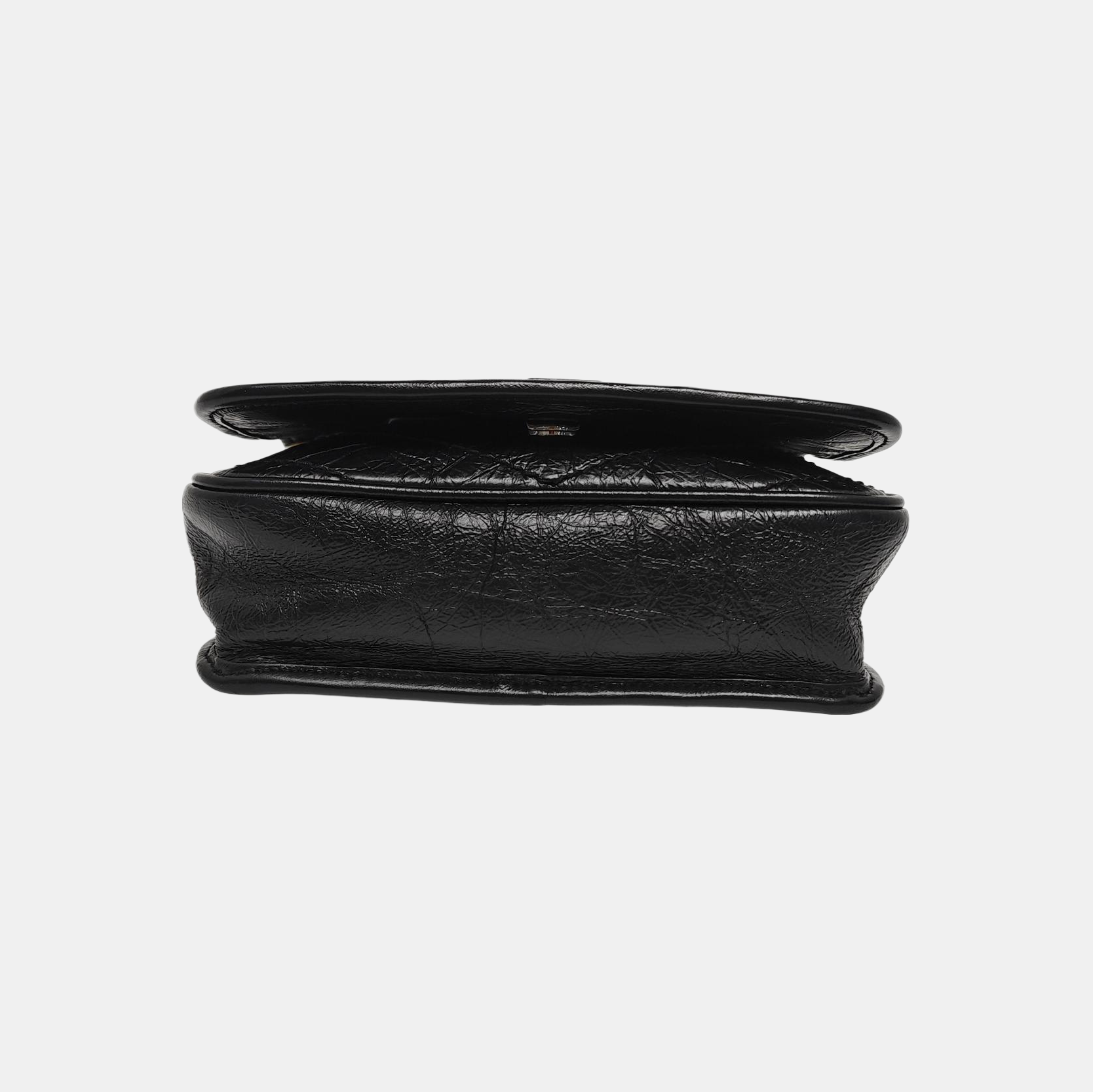Authenticated pre-owned  NIKI Mini Chevron, Quilted Calfskin Black - Shoulder Bag at Looply