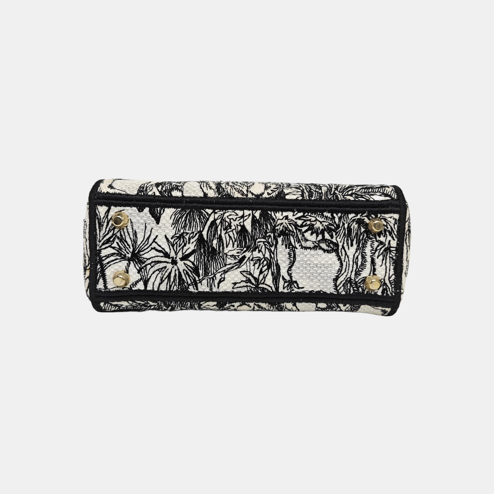 Lady Dior Mini Canvas Multicolor