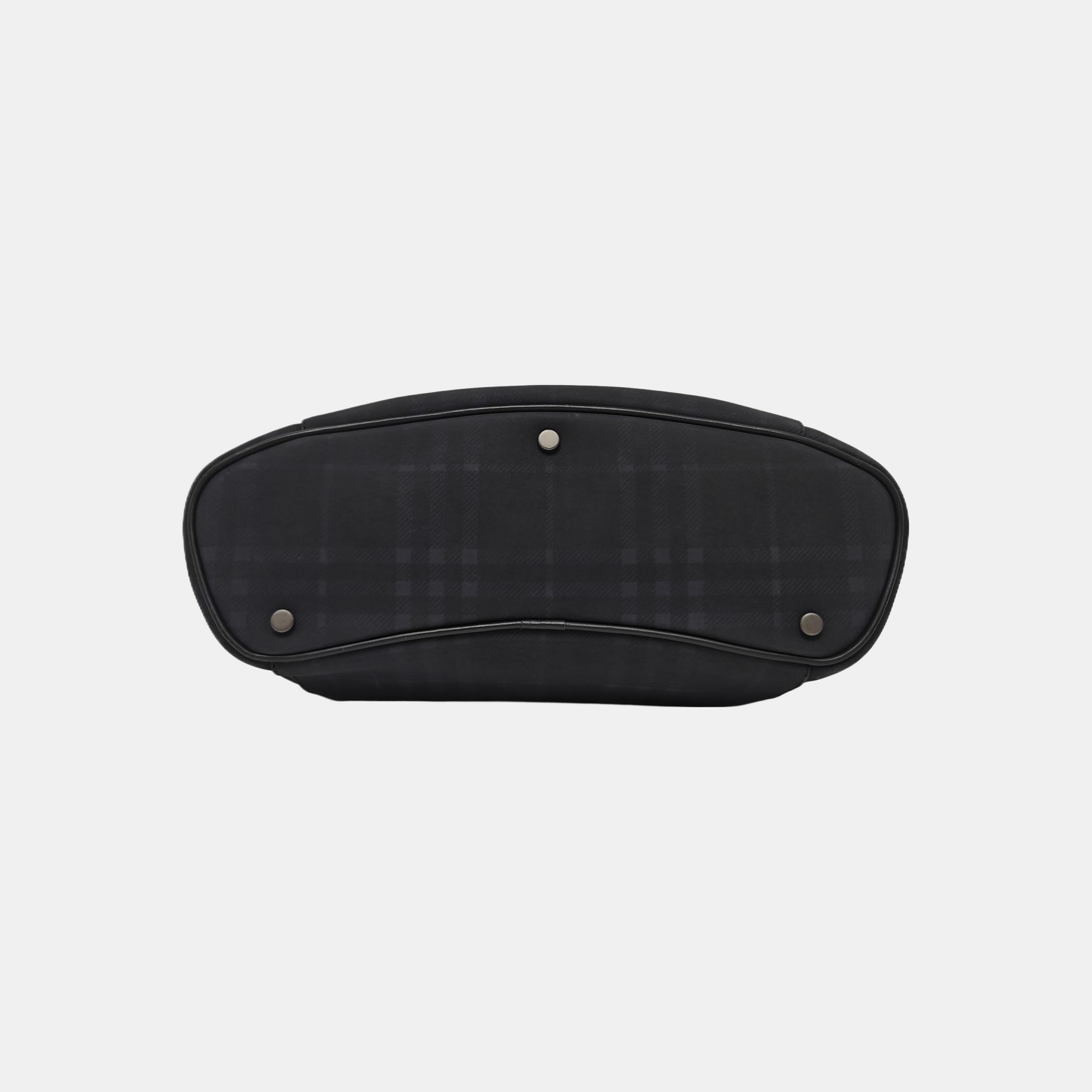 Special Material Top Handle Bag Black