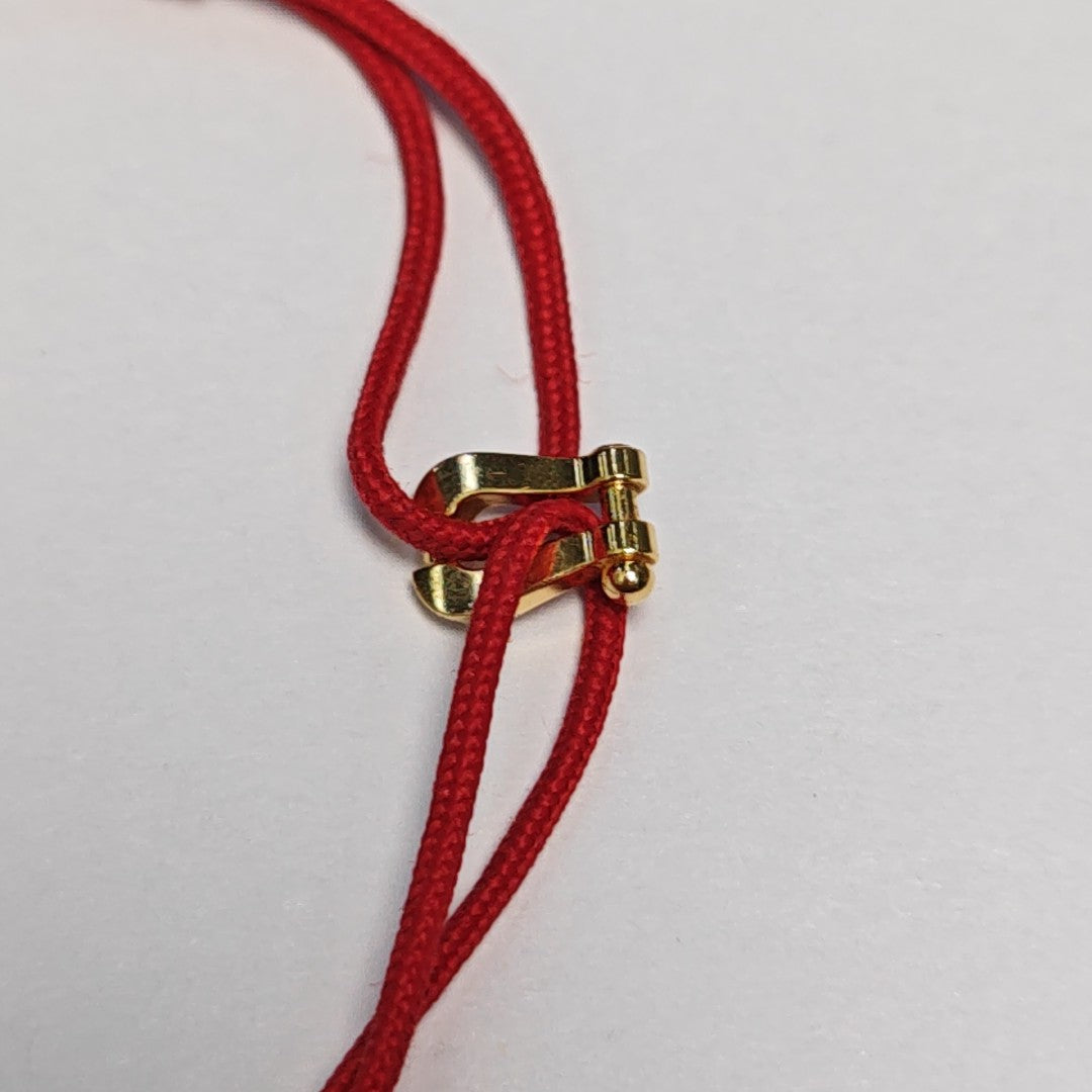 Force 10 Fabric Red Bracelet