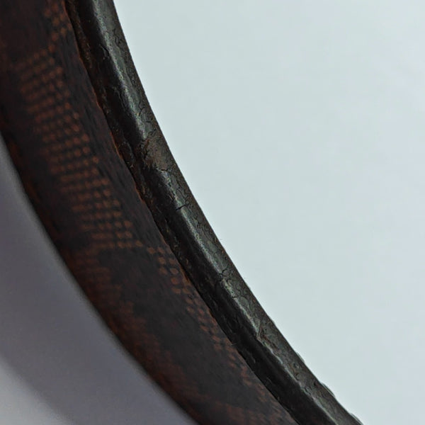 Coated Canvas Belt Brown
