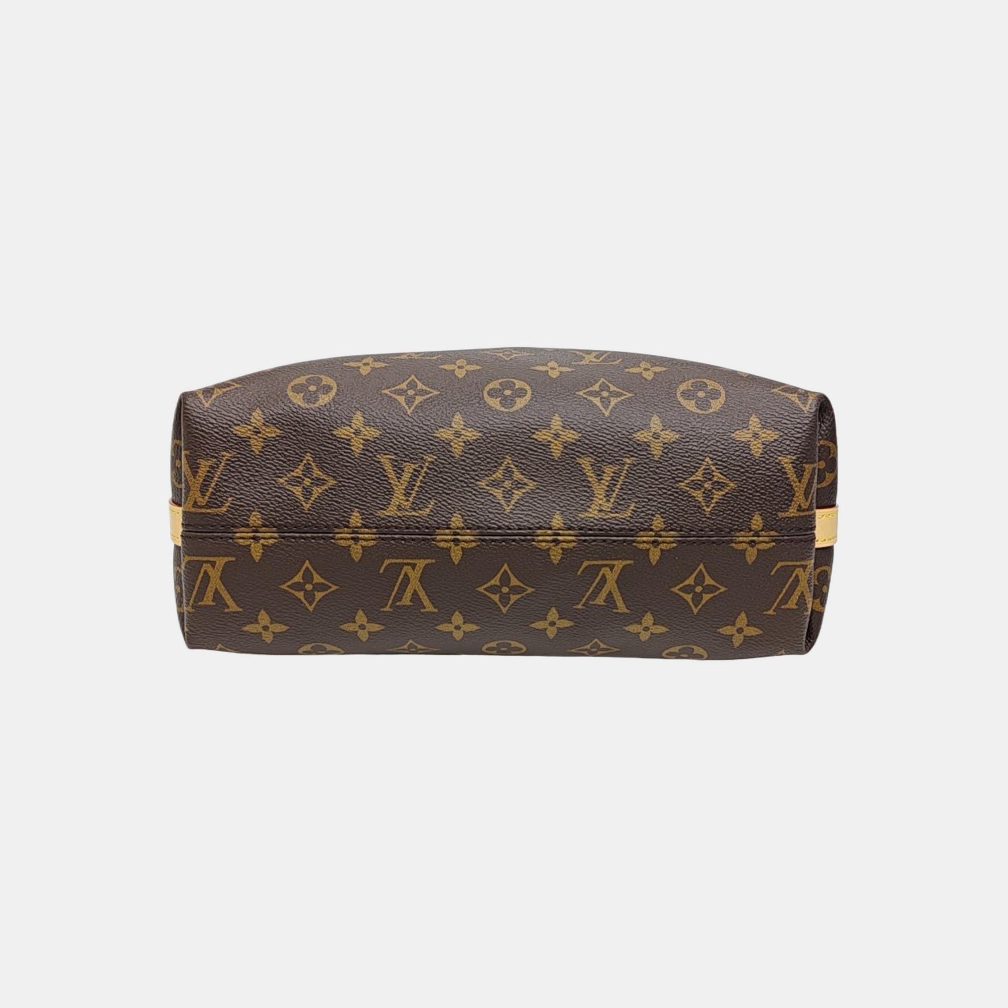 Monogram Coated Canvas Shoulder Bag Brown