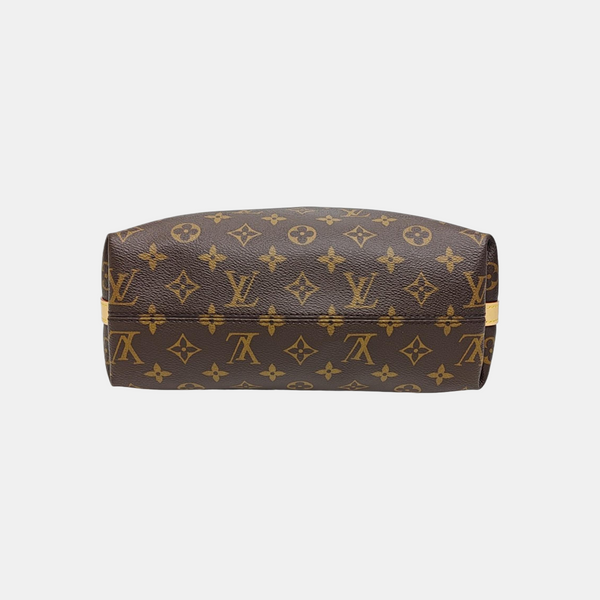 Monogram Coated Canvas Shoulder Bag Brown
